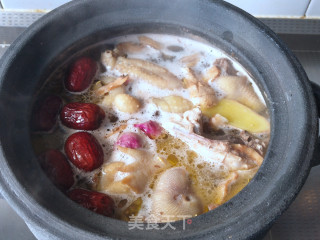 牡丹花鸡汤的做法步骤：6