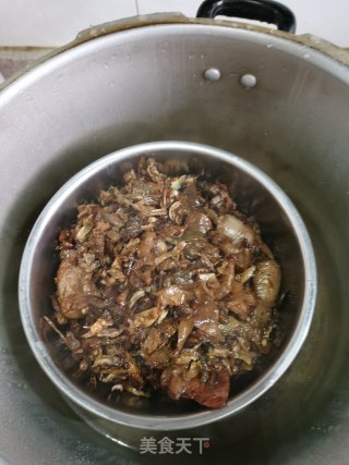 坛子菜蒸五花肉的做法步骤：6