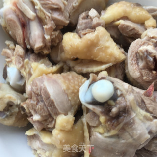 “炖菜”鲜贝炖土鸡腿的做法步骤：5
