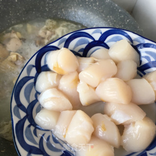 “炖菜”鲜贝炖土鸡腿的做法步骤：13
