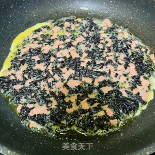 火腿紫菜鸡蛋饼的做法步骤：6
