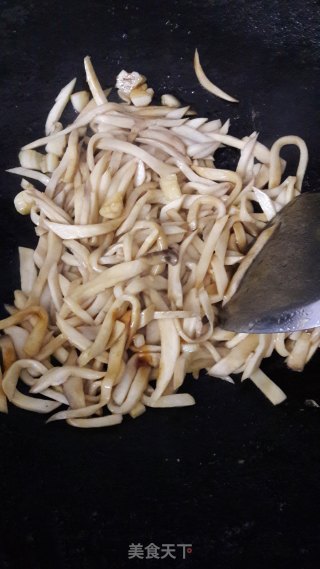 清炒杏鲍菇的做法步骤：5