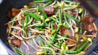 河南特色美食豆角焖面！！！的做法步骤：4
