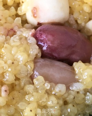 花生莲子糯米饭的做法步骤：16