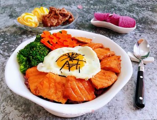 三文鱼盖饭的做法步骤：12