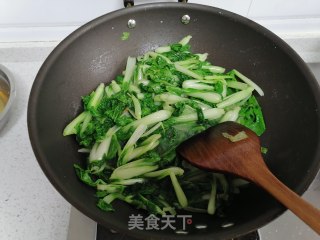 素炒小青菜的做法步骤：5