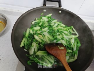 素炒小青菜的做法步骤：6