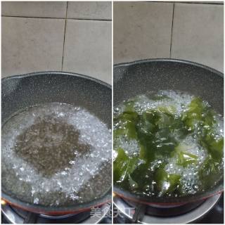 海带芽肉片汤的做法步骤：3