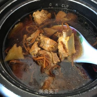 虫草花炖排骨的做法步骤：8