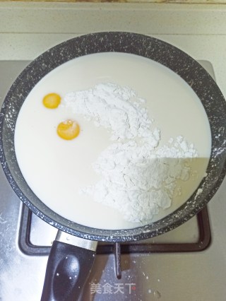 外焦里嫩的烤牛奶的做法步骤：2