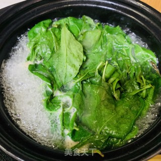 十分钟靓汤：枸杞叶滚猪肝汤的做法步骤：7