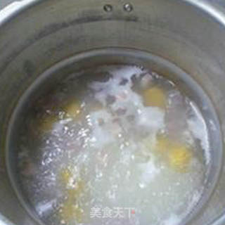 咸肉板栗大米粥的做法步骤：6