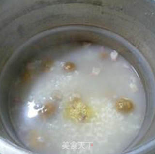 咸肉板栗大米粥的做法步骤：9