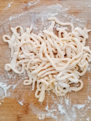 番茄鸡蛋手擀面的做法步骤：7