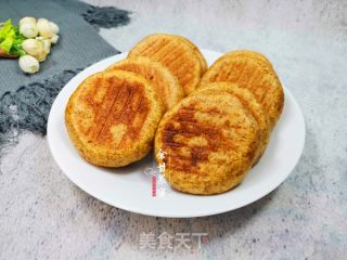 南瓜全麦豆沙饼的做法步骤：9