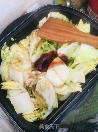 白菜炖粉条的做法步骤：6