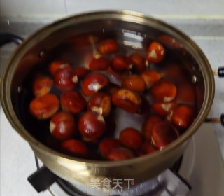 糖烤板栗的做法步骤：6