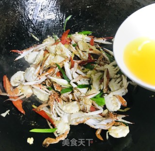 炒螃蟹的做法步骤：7