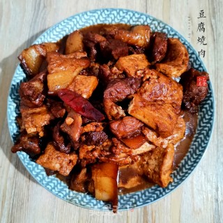 豆腐烧肉的做法步骤：8