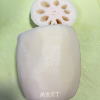 黑糖红枣双米藕的做法步骤：3