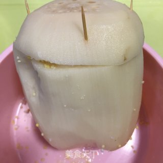 黑糖红枣双米藕的做法步骤：5