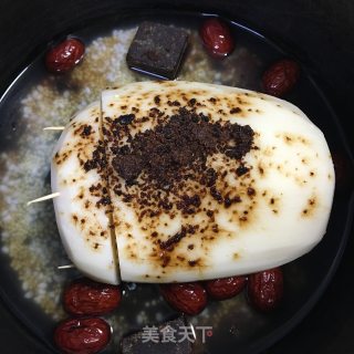 黑糖红枣双米藕的做法步骤：7