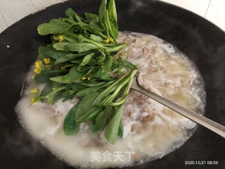 猪杂油菜汤的做法步骤：9
