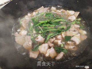 猪杂油菜汤的做法步骤：11