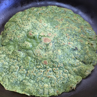 薄脆腊牛肉菠菜卷的做法步骤：7