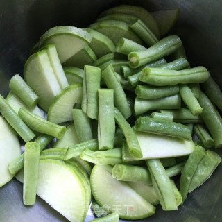 白菜豆腐炖粉丝的做法步骤：5