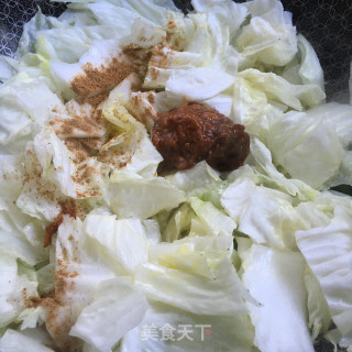 白菜豆腐炖粉丝的做法步骤：7