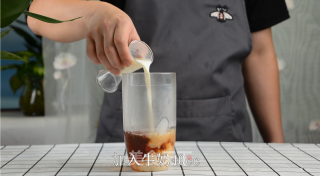 麻薯大红袍奶茶热饮做法的做法步骤：3