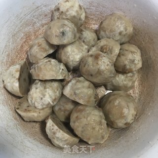 香菇丸烧冬瓜的做法步骤：2