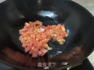 西红柿挂面汤的做法步骤：4