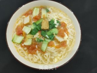 西红柿挂面汤的做法步骤：13