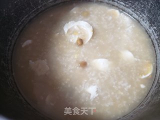 咸鸭蛋眉豆粥的做法步骤：6