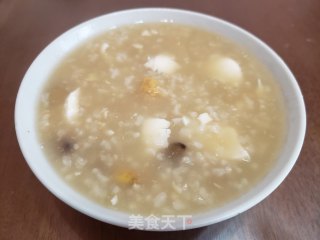 咸鸭蛋眉豆粥的做法步骤：7