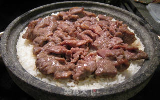 石锅牛肉饭的做法步骤：12