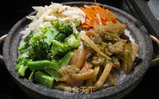 石锅牛肉饭的做法步骤：13