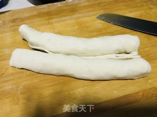 美味的猪油渣葱花饼的做法步骤：6
