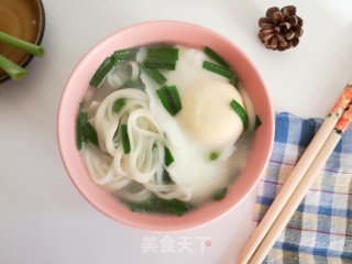 韭菜鸡蛋面的做法步骤：9