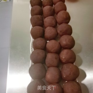 星空蛋黄酥的做法步骤：3