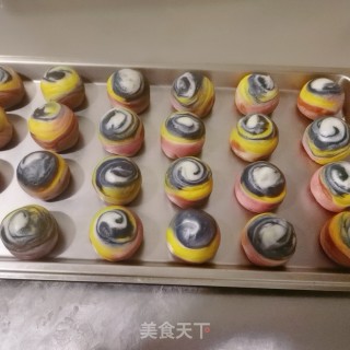 星空蛋黄酥的做法步骤：27