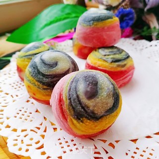 星空蛋黄酥的做法步骤：31