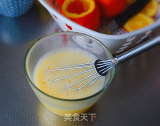 鲜橙蒸蛋的做法步骤：3