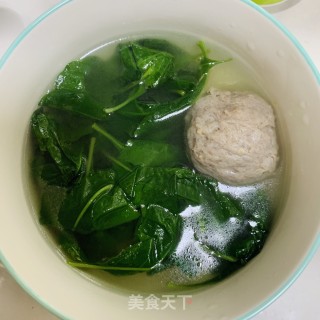 牛肉丸枸杞汤的做法步骤：6