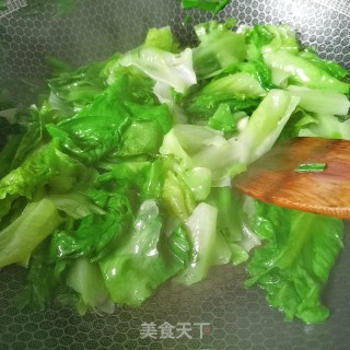 炒生菜的做法步骤：6