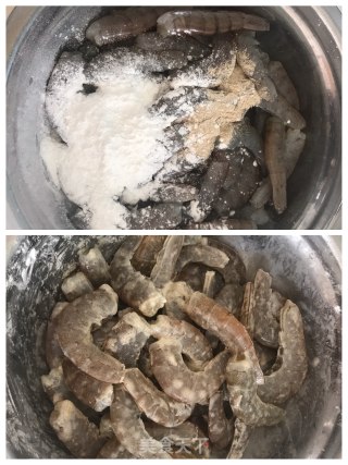 脆炸虾的做法步骤：2