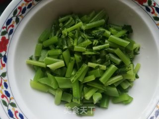 焯拌白萝卜梗儿的做法步骤：6