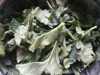 蒸白萝卜叶的做法步骤：2